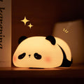 Agek Panda Night Light for Kids, Cute Panda Lamp Silicone Nursery Night Light Bedroom Nightlights USB Rechargeable Bedside Lamp for Baby Ch…