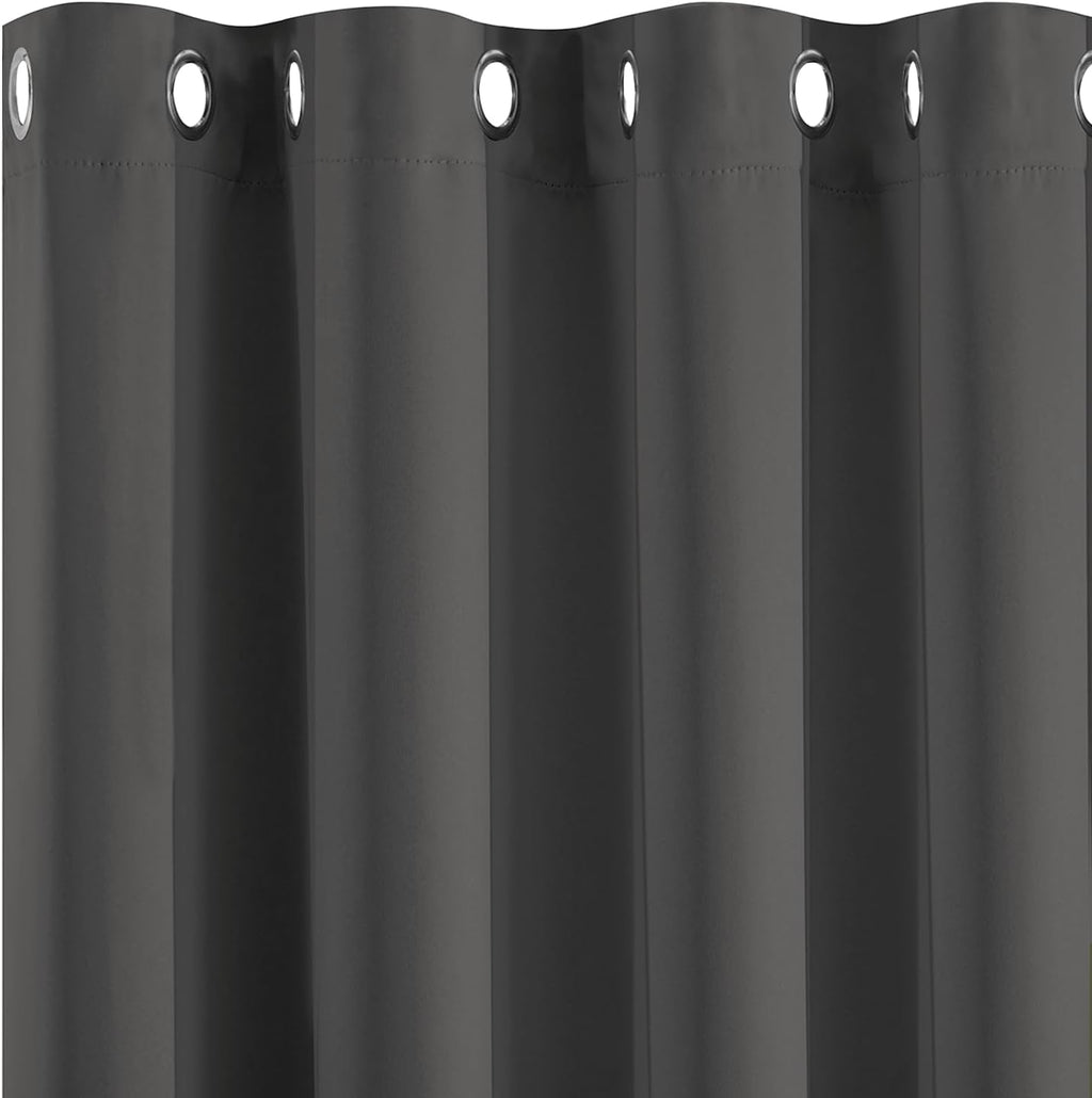 Yakamok 72 Inch Long Blackout Curtains for Bedroom, Thermal Insulated Room Darkening Curtains, Light Blocking Blackout Drapes for Living…