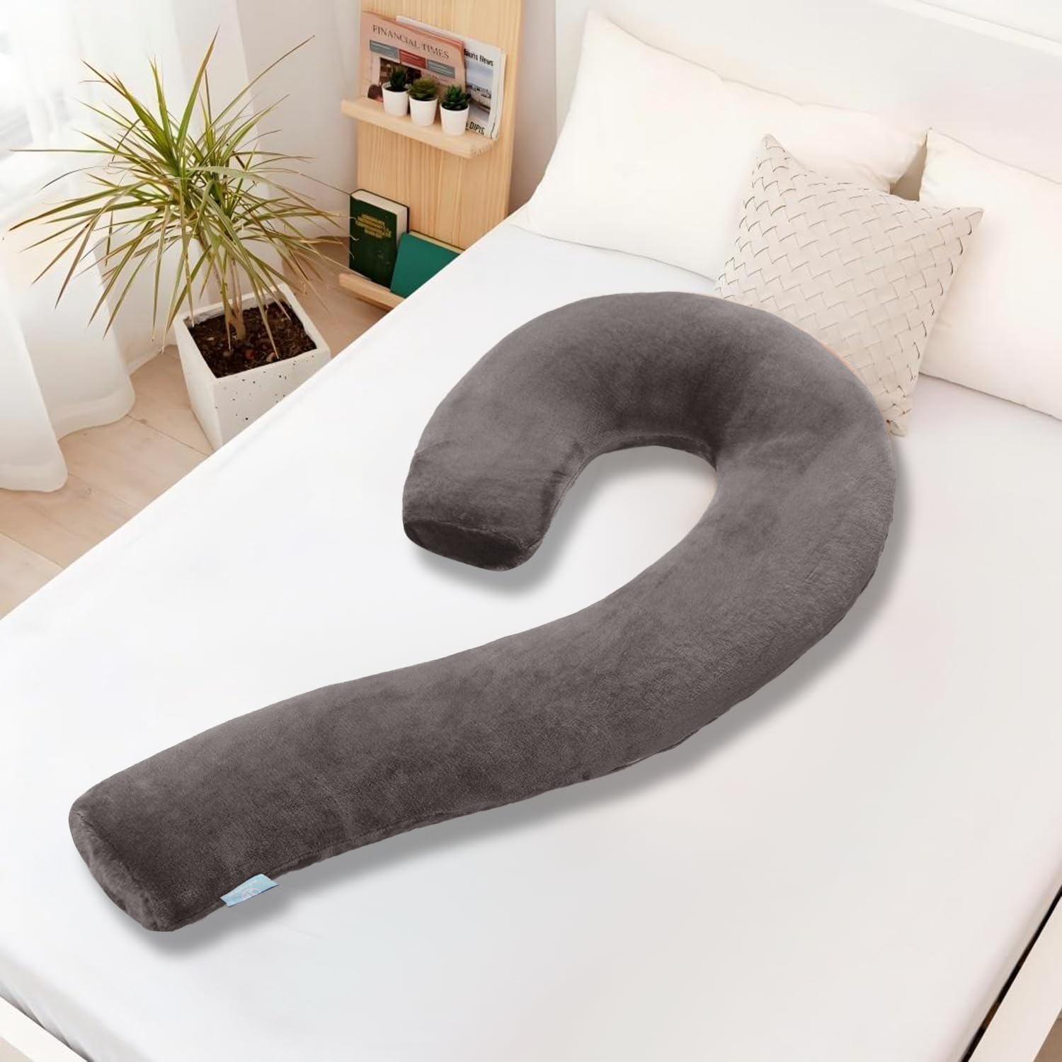 SchnauzerHome SCHNAUZER HOME Body Pillow for Adults - Soft Long Bed Pillows Insert for Sleeping - Shredded Memory Foam and Removable Washab…
