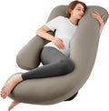 Sasttie Pregnancy Pillows for Sleeping, U Shaped Cooling Full Body Pillow with Removable Cover, Pregnant Women Must Haves, Maternity Essent…