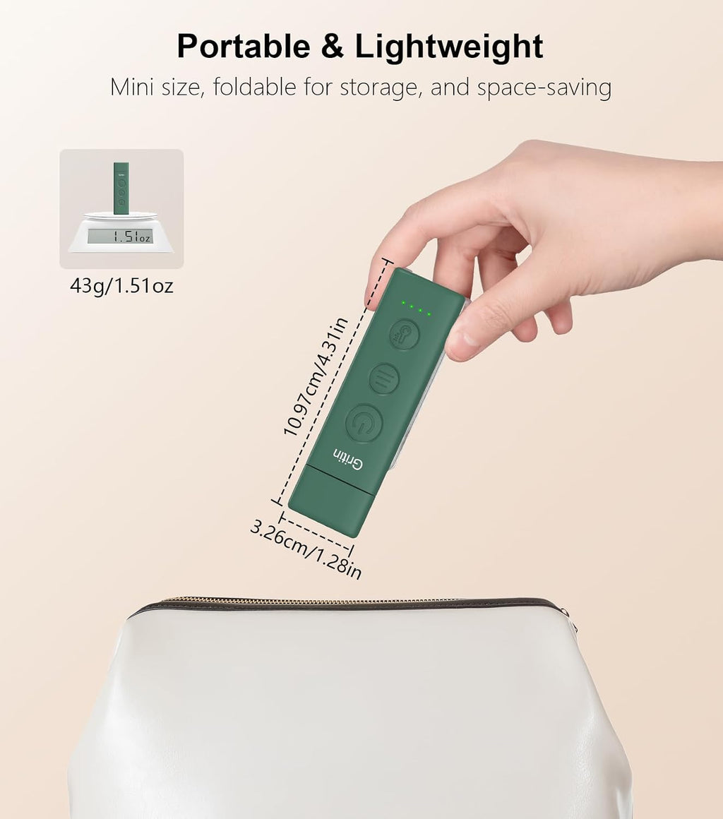 Gritin Book Light Rechargeable, Eye Caring 3-Color & 5-Brightness Clip on LED Reading Light for Books in Bed- Stepless Dimming, Long…