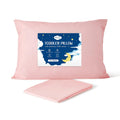 Babebay Toddler Pillow,13X18 Soft Kid Pillow for Sleeping, Machine Washable Toddler Pillow with Cotton Pillowcase, Age 2 to 5 (Pink) 0 Coun…