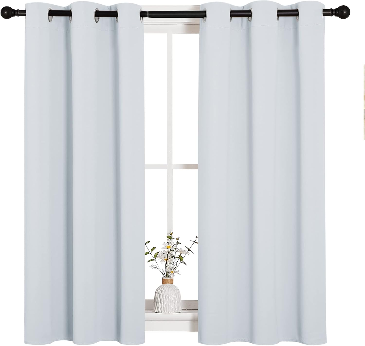 NICETOWN Room Darkening Draperies Curtains Panels, Window Treatment Thermal Insulated Grommet Room Darkening Curtains/Drapes for Bedroom…
