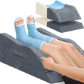TranquilRelax TranquilRelax Double Leg Elevation Pillows, Wedge Pillow for After Surgery, Memory Foam Support Adjustable, Comfort Ca…