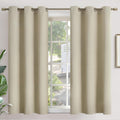 YoungsTex Blackout Curtains 54 Inches Length for Bedroom - Thermal Insulated with Grommet Room Darkening Curtain Drapes for Living Room, 2…