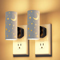 LED Night Lights Plug into Wall, 2-Pack 3000K Bright Plug in Nightlights, Dusk-to-Dawn Sensor, Dimmable 0-100LM, Auto-On/Off, Home Decor…