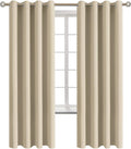 BGment Room Darkening Curtains 72 Inches Long - Grommet Thermal Insulated Drapes Window Treatment Curtains for Bedroom, 2 Panels, 52 x 72 I…