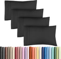 Queen Pillow Cases Set of 4 - Ultra Soft Hotel Quality Pillowcase Covers - Comfy, Cozy & Wrinkle Free - Shrinkage, Stain and Fade…