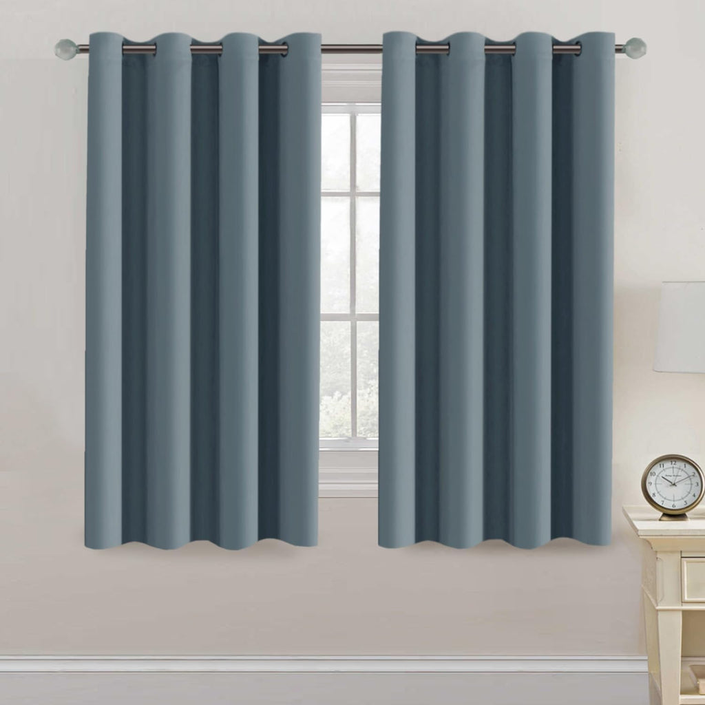 H.VERSAILTEX Blackout Thermal Insulated Curtains 63 Inche Length Light Blocking Curtain Panel Energy Saving Ultra Soft and Smoo…