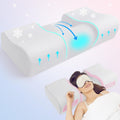 VamorryDirect Anti Wrinkle Ergonomic Back Sleep Training Pillow: Cervical Memory Foam Anti Aging Beauty Pillow for Neck - Contoured Neck &…