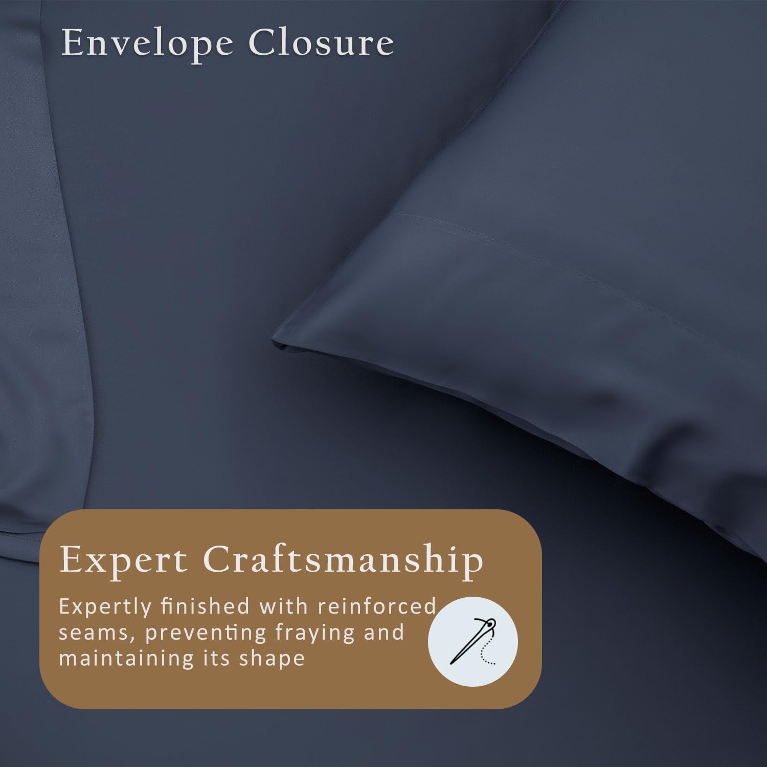 TOSMO Luxury Cooling Pillowcase Set of 2 | FSC® Certified | Viscose from Organically Grown Bamboo | Breathable Silky Soft Pillowcases…
