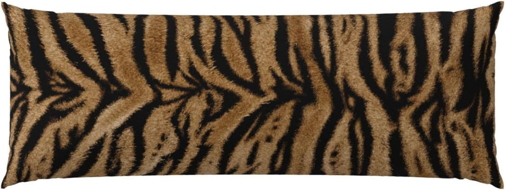 Sovvin Animal Tiger Print Body Pillow Cover Long Pillow Case with Zipper Decorative Soft Cushion Bedding Pillowcase for Couch Bedroo…