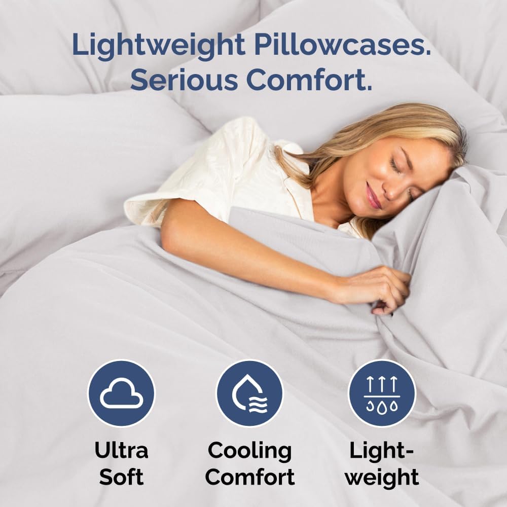 King Pillow Cases Set of 10 - Ultra Soft Hotel Quality Pillowcase Covers - Comfy, Cozy & Wrinkle Free - Shrink, Stain and Fade Resistant…
