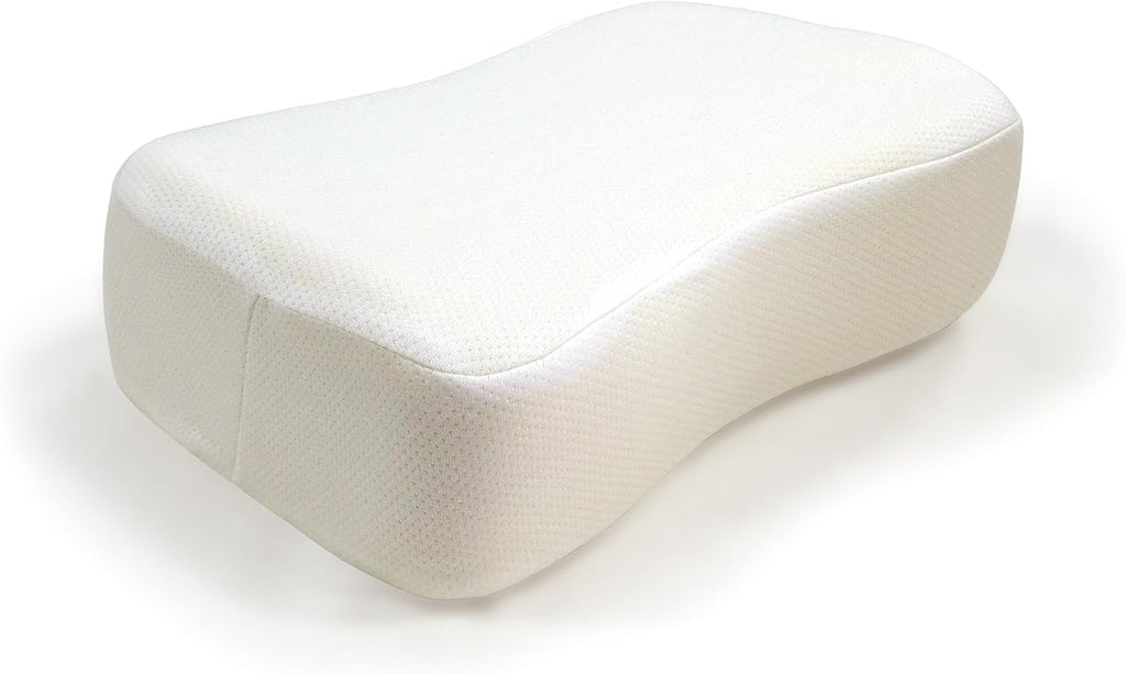 SleepRight Splintek Side Sleeping Pillow - Memory Foam Pillow - Best Pillow for Sleeping On Your Side (16" x 4" Travel)