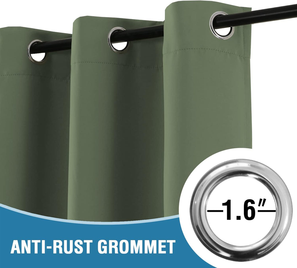 H.VERSAILTEX Doorway Curtain Blackout Closet Door Curtain Room Divider Window Treatment Curtain for Bedroom Thermal Insulated P…