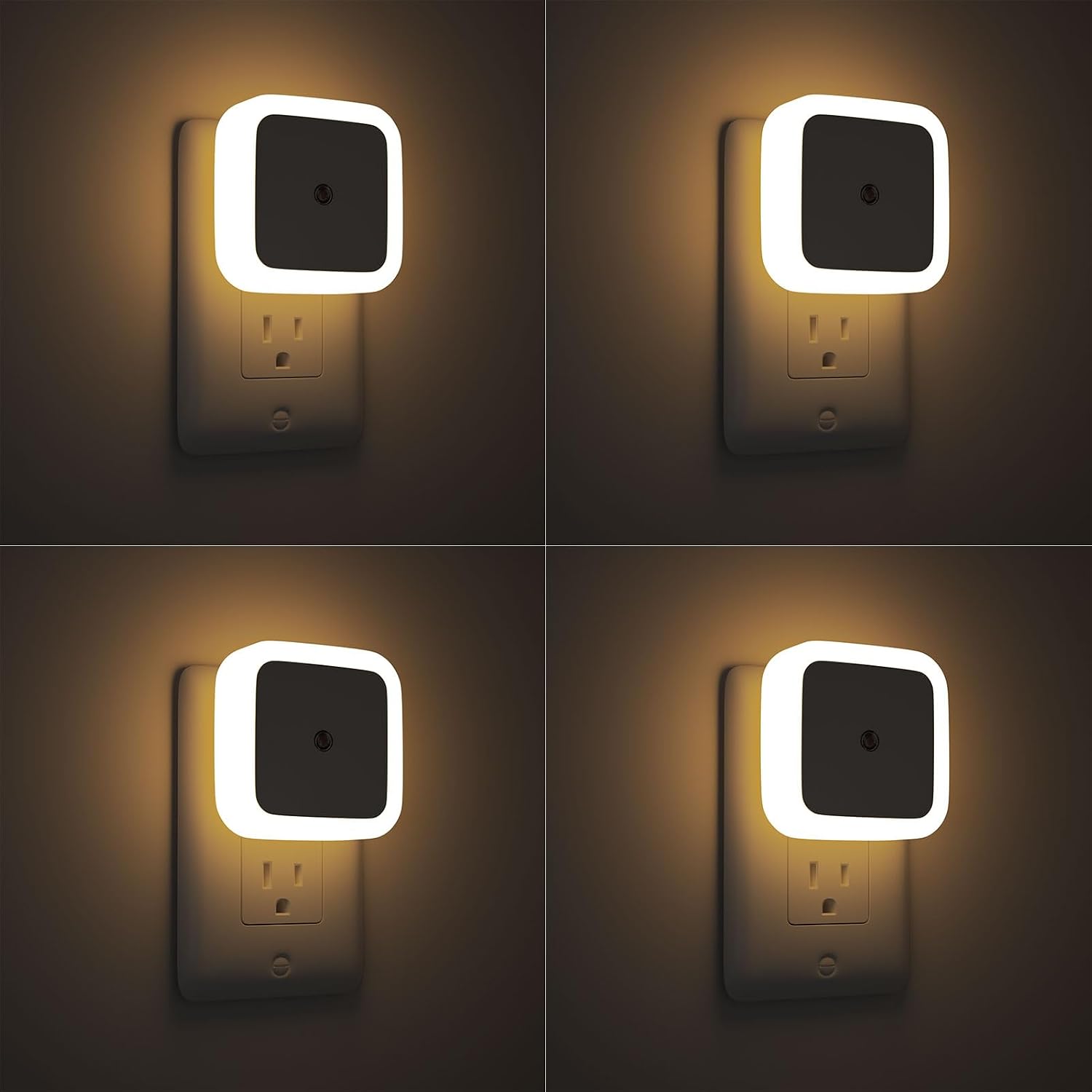 Sujeet Night Light, Night Lights Plug into Wall 4-Pack, Nightlight Plug in Night Lights, Dusk to Dawn Night Lamp Led Night Light for…