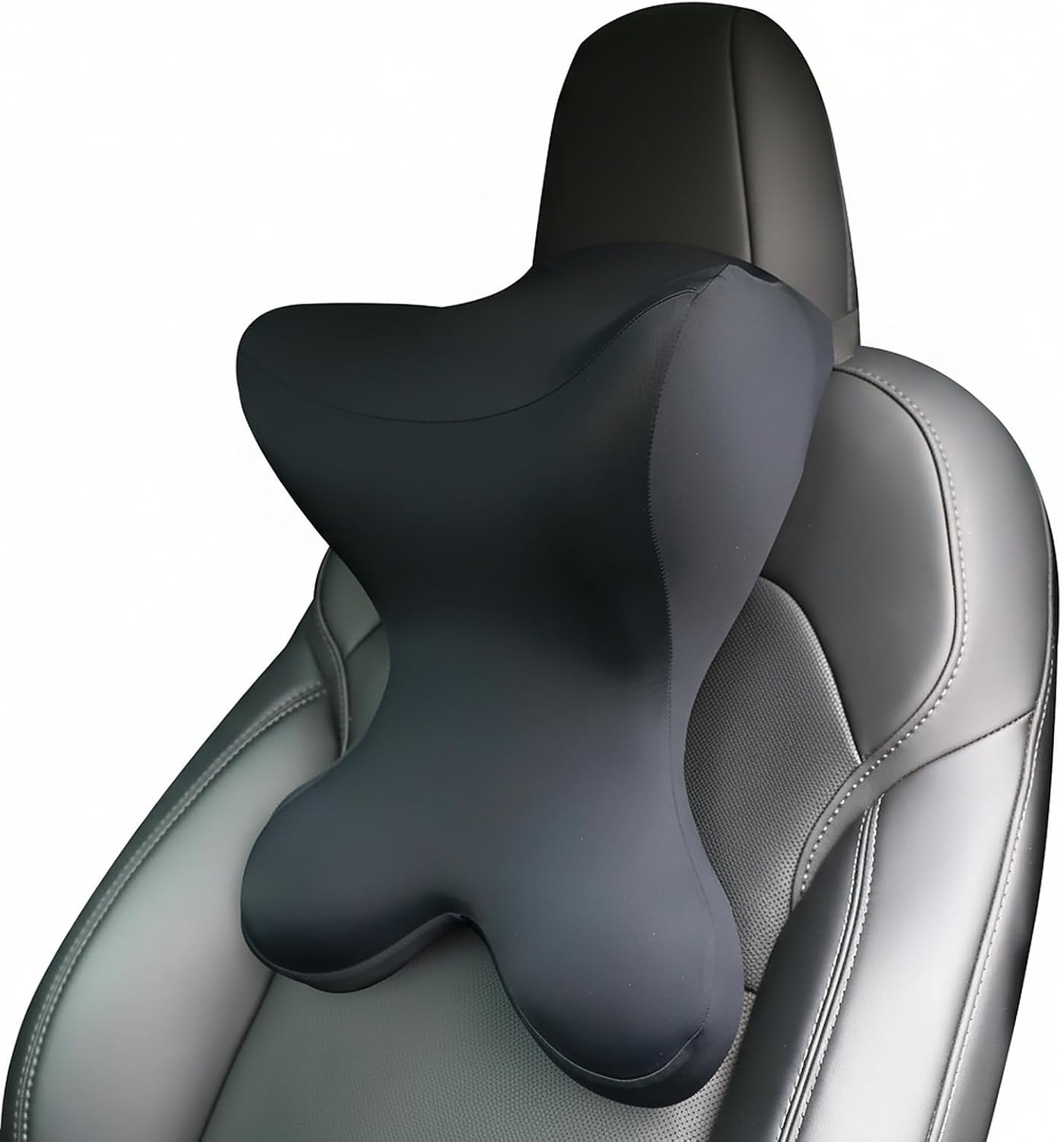 Car Headrest Pillow, Neck Support for Office Chair,100% Memory Foam Car Neck Pillow - Ergonomic Neck Support with Adjustable Double Strap…
