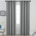 Yakamok Dove Grey Room Darking 108 Inch Length 2 Panel Sets for Livingroom Dining Room Darkening Thermal Insulated Bay Window Hotel…
