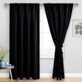 Jiuzhen Blackout Curtains for Bedroom - 70 x 84 Inch Extra Wide Privacy Assured Thermal Insulated Room Darkening Room Divider Curtain Cover…