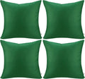 Thmyo 4-Pack 100% Cotton Comfortable Solid Decorative Throw Pillow Case Square Cushion Cover Sublimation Blank Pillow Covers DIY Throw Pill…