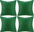 Thmyo 4-Pack 100% Cotton Comfortable Solid Decorative Throw Pillow Case Square Cushion Cover Sublimation Blank Pillow Covers DIY Throw Pill…