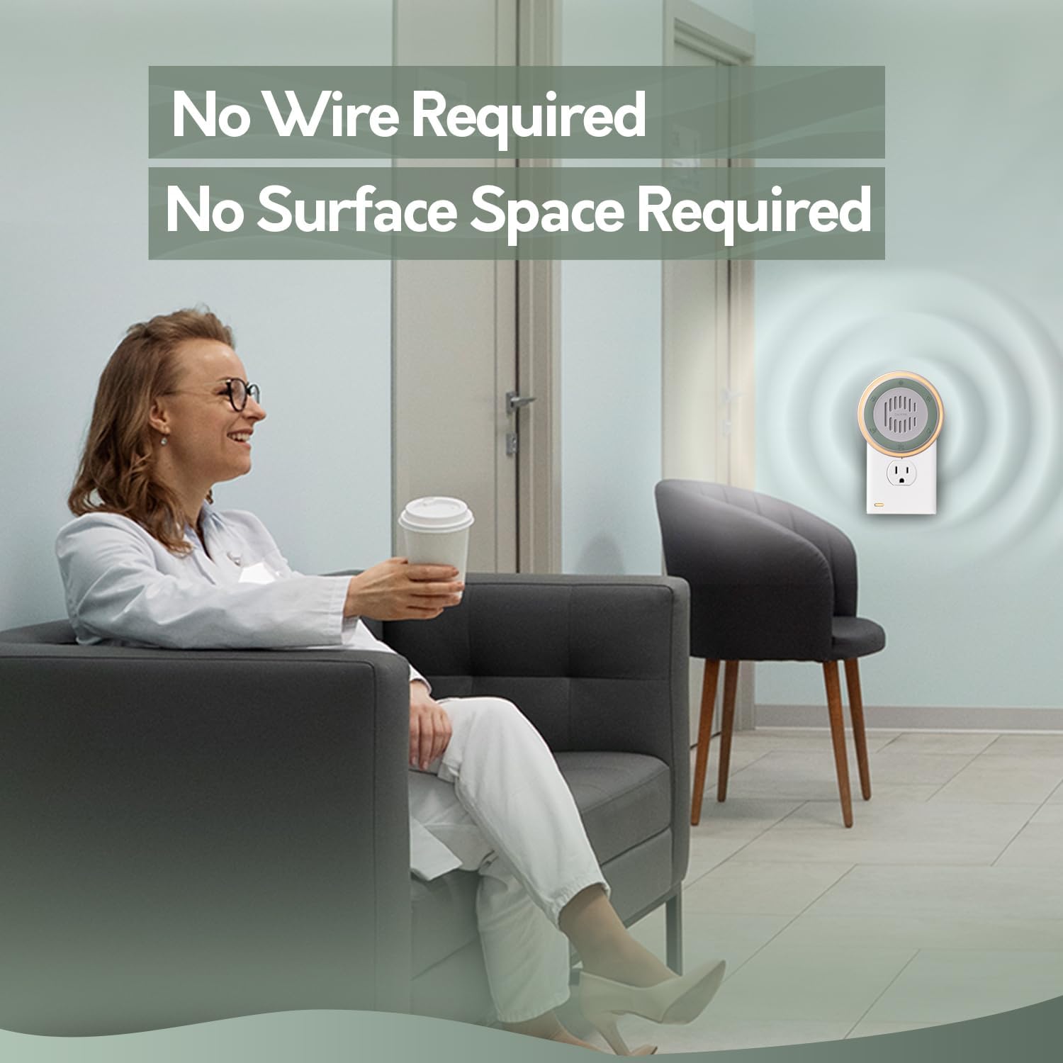 calmme (3 Pack) Calm Me White Noise Machine for Office Privacy & Noise Canceling, Plug in Wall Sound Machine for relaxation Office Used…