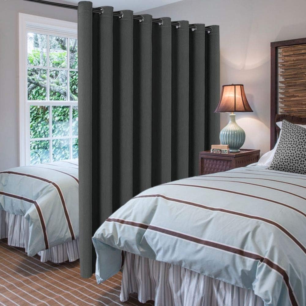 H.VERSAILTEX Blackout Patio Curtains 100 x 108 Inches for Sliding Door Extral Wide Blackout Curtain Panels Thermal Insulated Ro…