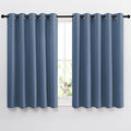 NICETOWN Bedroom Blackout Curtains and Drapes 54" L - Window Treatment Thermal Insulated Solid Grommet Blackout Draperies for Home Office…