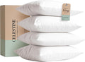 Celestine King Size Bed Pillows Set of 4 – Soft & Supportive Down Alternative Microfiber Filling, Plush White 36x20 Sleeping Pillows for Si…