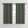 NICETOWN Modern Blackout Short Curtains, Thermal Insulated and Privacy Room Darkening Drape Panels for Boy's Guest Room Door Small Short…