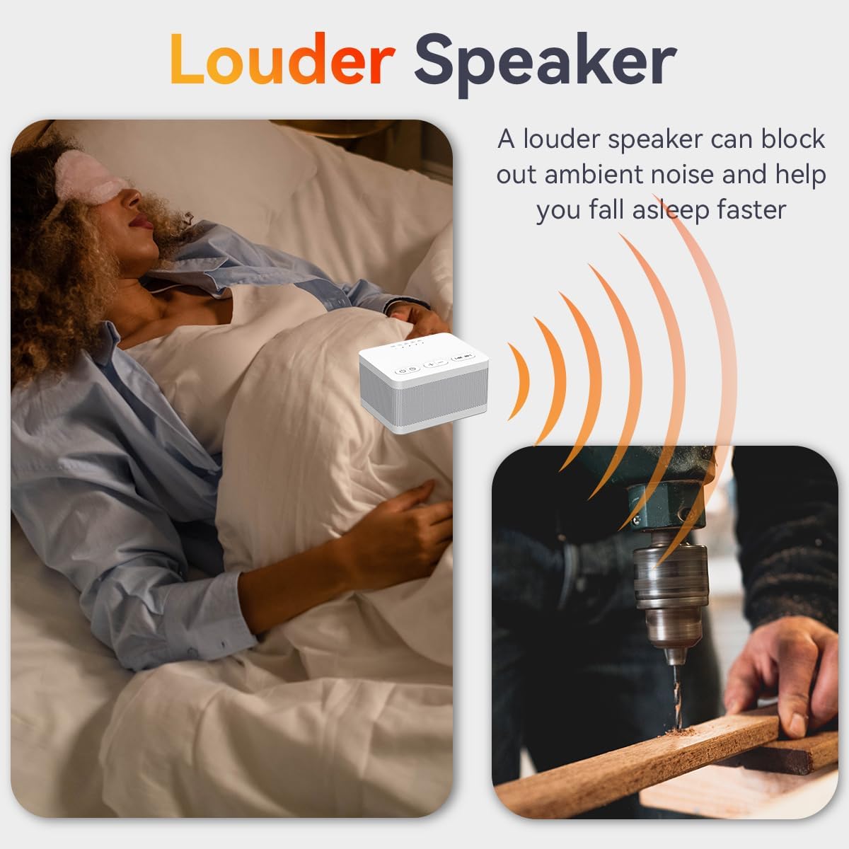 DailyBody Sound Machine White Noise Machine with 30 Soothing Sounds 32 Levels Volume 5 Timers and Memory Function Effectively Blocks Noise…