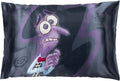 JayFranco Disney Pixar Inside Out Fear Satin Pillowcase - Standard Size 20x30 Inch Silky Soft Dark Grey Pillow Cover 30 inch Grey