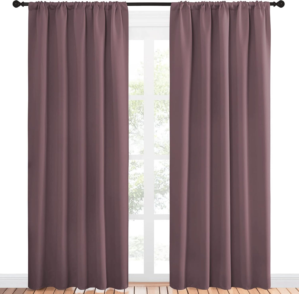 NICETOWN Room Darkening Curtains for Bedroom - Home Decoration Privacy Protection Thermal Insulated Solid Drapes/Draperies for Sliding…