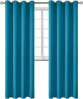 BGment Blackout Curtains - Grommet Thermal Insulated Room Darkening Bedroom and Living Room Curtains, Set of 2 Panels (52 x 120 Inch, Peaco…