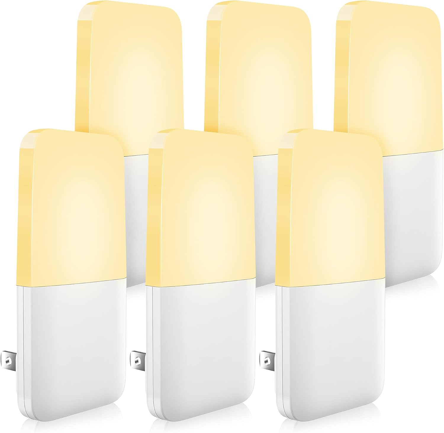 MAZ-TEK Plug in Night Light, Warm White LED Nightlights with Smart Dusk to Dawn Sensor for Kids, Nursery, Ideal for Bedroom…