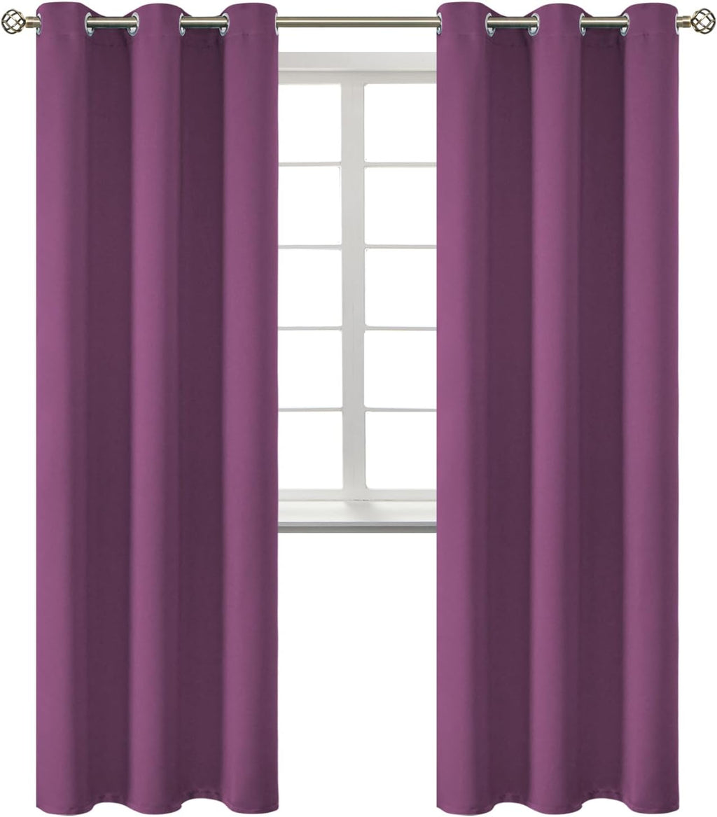 BGment Room Darkening Curtains 84 Inches Long - Grommet Thermal Insulated Drapes Window Treatment Curtains for Bedroom, 2 Panels, 42 x 84 I…