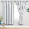 Jiuzhen Blackout Curtains for Bedroom - 60 Inch Wide Thermal Insulated Room Darkening Privacy Soundproof Curtains for Living Room, Set of 2…