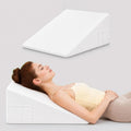 Oaisz Wedge Pillow, 10 Inch Bed Wedge Pillow for Headboard, Pillow Wedge for Acid Reflux Relief, After Surgery, Sleeping, Back, Memory Foa…