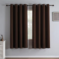 Igemaeve Blackout Curtains 72 Inch Length 2 Panels Set, Black Out Curtains for Bedroom 72 Inch Long, Grommet Energy Saving Room Darkening D…