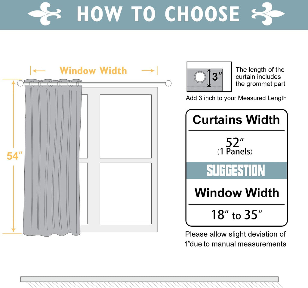 ChrisDowa Grommet Blackout Curtains for Bedroom - Thermal Insulated Room Darkening Curtains for Living Room (1 Panel Set, Beige,52W x 54L)…