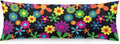 Body Pillow Cover Pattern Printed Body Pillowcase Hippie Flowers Seamless Repeating Pattern Decorative Rectangle Long Pillow Cases…