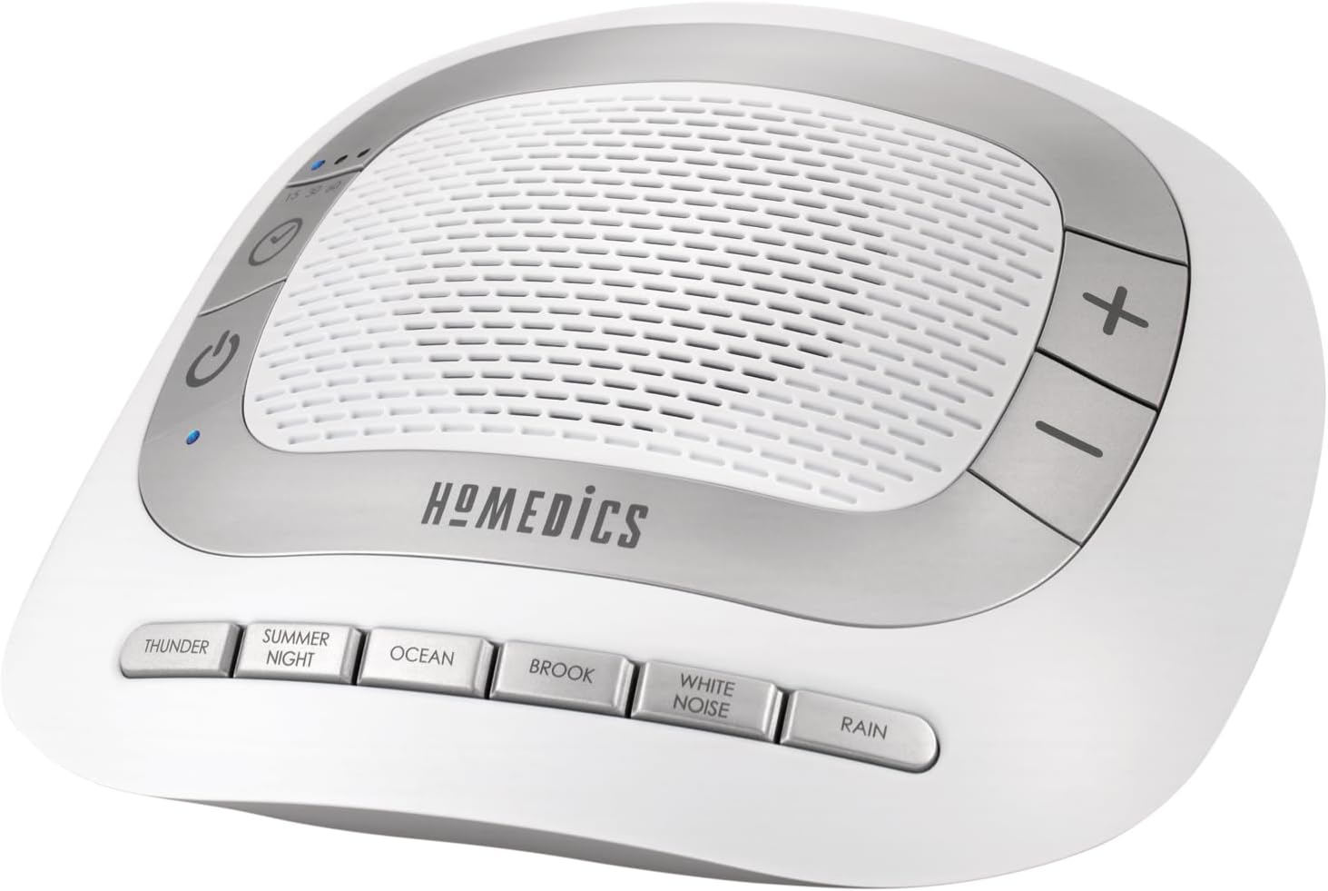Homedics SoundSleep Rejuvenate White Noise Sleep Machine, Small Travel Sound Machine with 6 Relaxing Nature Sounds, Portable Sound…