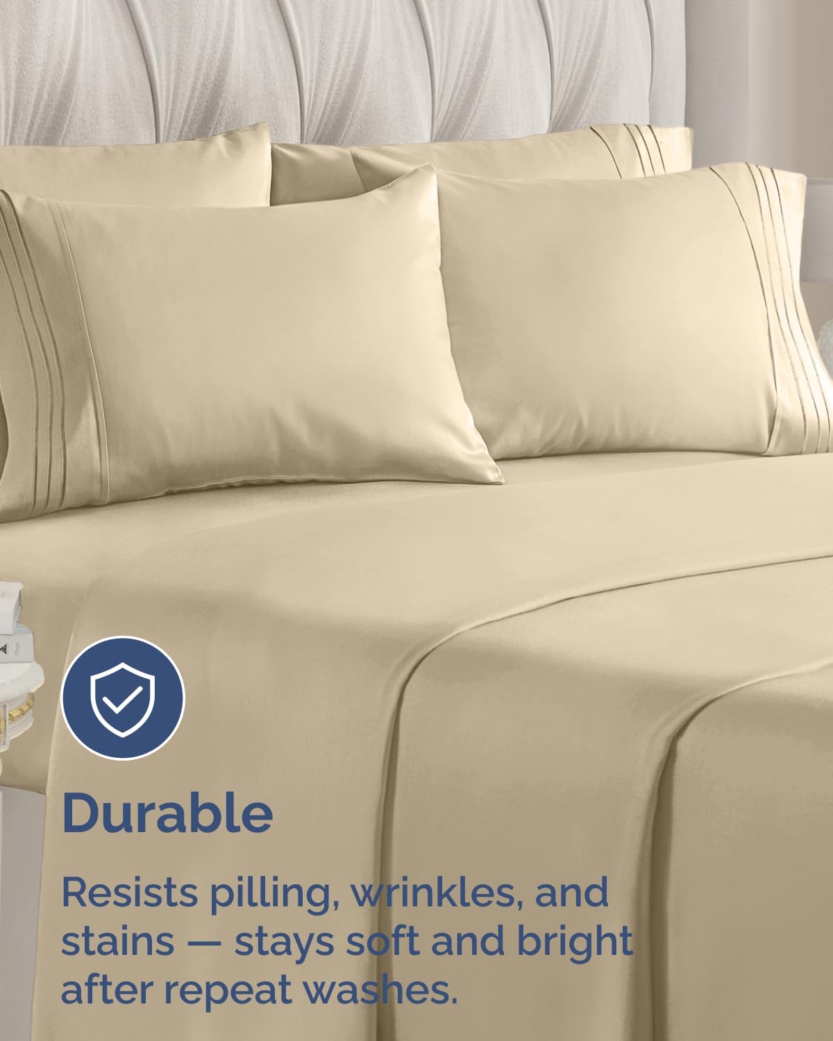 King Standard Pillow Cases Set of 6 - Ultra Soft Hotel Quality Pillowcase Covers - Comfy & Wrinkle Free - Shrink & Fade Resistant…