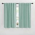 NICETOWN Window Treatment Blackout Curtains and Draperies - (Seafoam Green Color) 42x40 inch, 2 Panels, Room Darkening Blackout Panel…