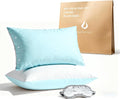 Itartshion Cooling Pillow Cases Queen Size Set of 2, Qmax >=4.5, Cooling Pillowcases for Hot Sleepers, Cool Pillow Covers with Envel…