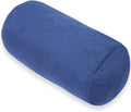 1Middleone 1 MIDDLE ONE Round Cylinder Bolster Pillow with Removable Velvet Cover, Tube Roll Cervical Pillow for Head, Neck, Back and Legs…