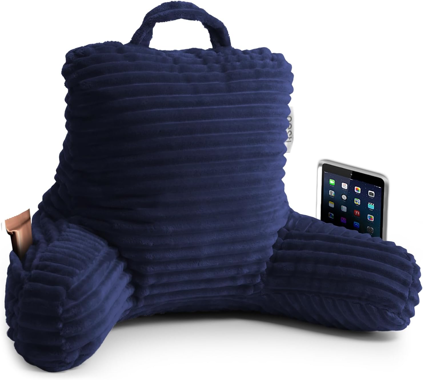 Nestl Reading Pillow for Kids & Teens with Shredded Memory Foam, Luxe Cut Plush Backrest Pillows for Reading and Gaming, for use on…