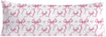 Coquette Pink Bow 20x54 Body Pillow Cover, Coquette Preppy Room Dorm Decor, Girly Room Decor Aesthetic, Pink Ribbon Decorative Long Body…