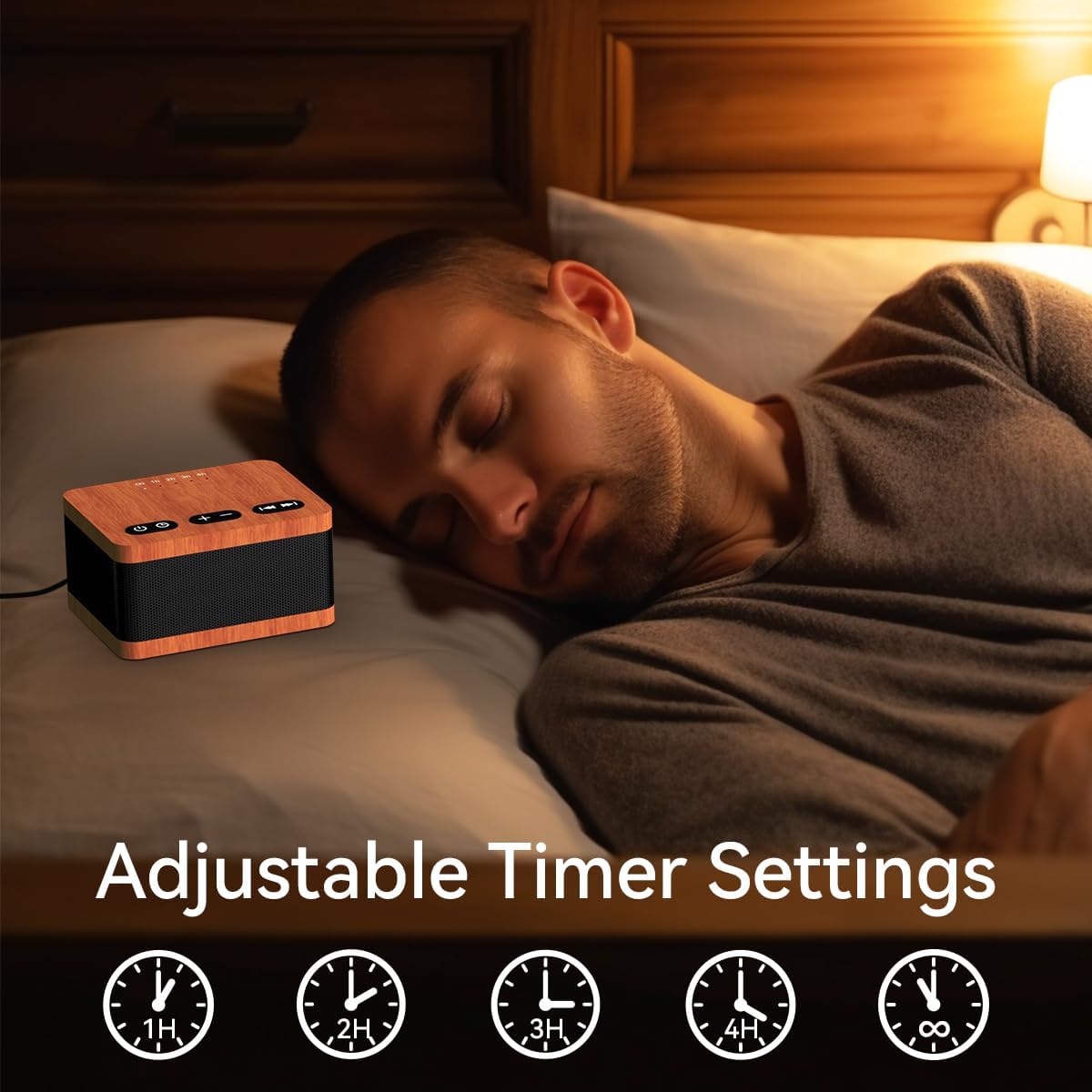 DailyBody Sound Machine White Noise Machine with 30 Soothing Sounds 32 Levels Volume 5 Timers and Memory Function Effectively Blocks Noise…