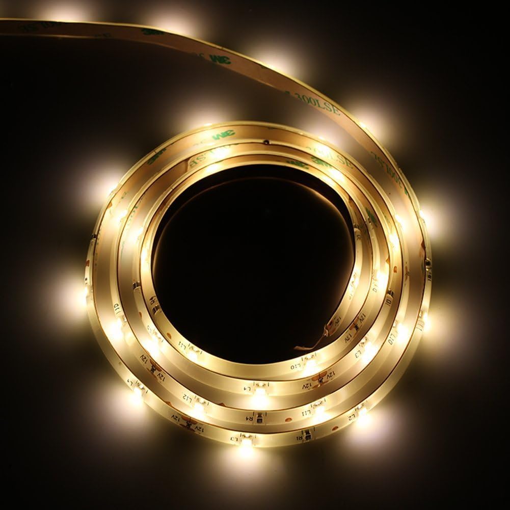 Vansky Motion Activated Bed Light, Flexible LED Strip Motion Sensor Night Light Bedside Lamp Illumination with Automatic Shut Off Timer…